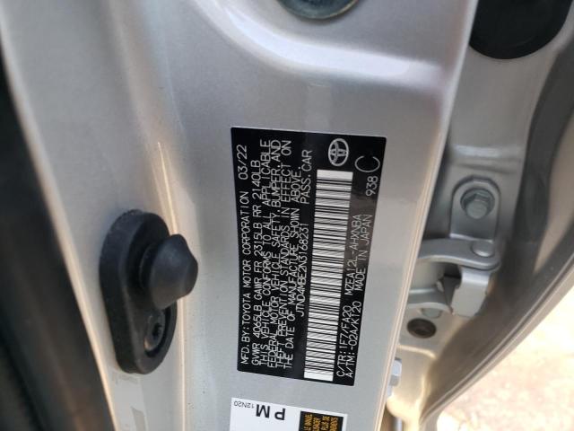 Photo 10 from auction – 2022 TOYOTA COROLLA SE with VIN JTND4MBE2N3168231