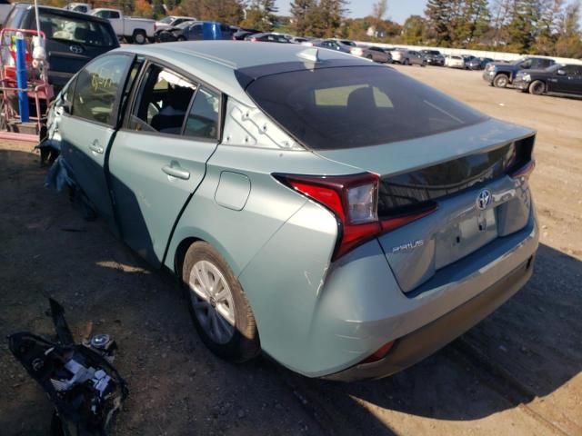 Photo 3 from auction – 2019 TOYOTA PRIUS with VIN JTDKARFU0K3090045