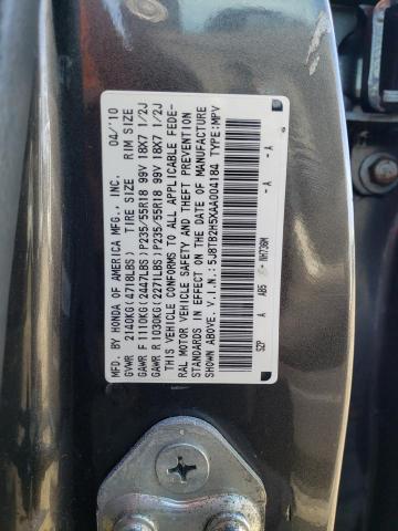 Photo 10 from auction – 2010 ACURA RDX TECHNO with VIN 5J8TB2H5XAA004184