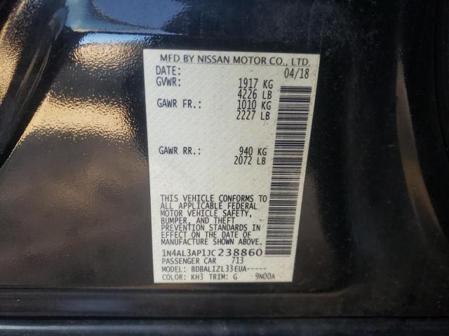 Photo 10 from auction – 2018 NISSAN ALTIMA 2.5 with VIN 1N4AL3AP1JC238860
