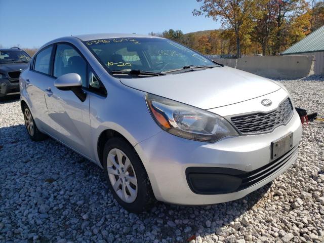 KIA RIO LX 2013 with VIN KNADM4A37D6240409 - Photo from auction