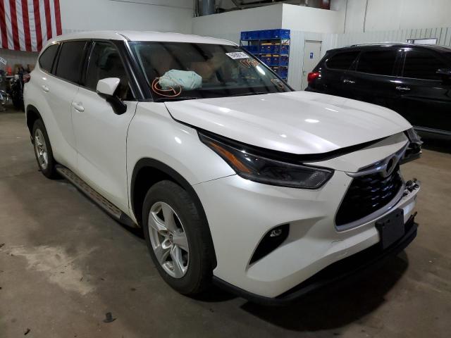 TOYOTA HIGHLANDER 2021 with VIN 5TDZZRAH3MS075882 - Photo from auction