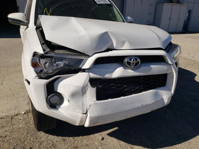 Photo 9 from auction – 2016 TOYOTA 4RUNNER SR with VIN JTEBU5JR5G5341216