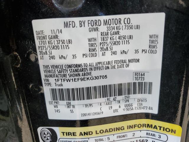 Photo 10 from auction – 2014 FORD F150 SUPER with VIN 1FTFW1EF9EKG30705