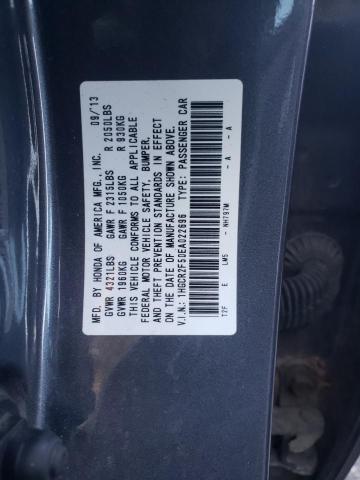 Photo 10 from auction – 2014 HONDA ACCORD SPO with VIN 1HGCR2F50EA022696