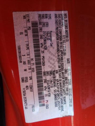 Photo 10 from auction – 2013 FORD FOCUS SE with VIN 1FADP3F28DL253701