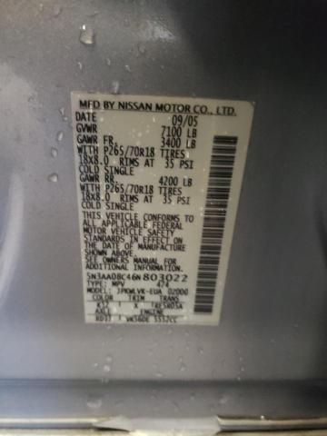 Photo 10 from auction – 2006 INFINITI QX56 with VIN 5N3AA08C46N803022