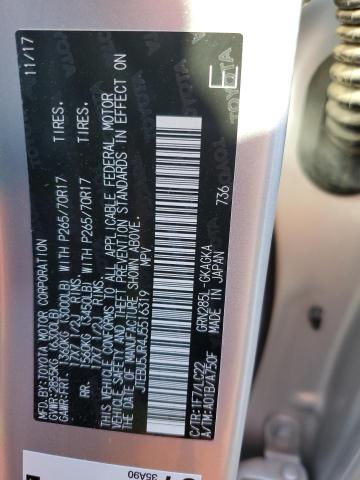 Photo 10 from auction – 2018 TOYOTA 4RUNNER SR with VIN JTEBU5JR4J5516319