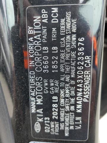 Photo 10 from auction – 2013 KIA RIO EX with VIN KNADN4A3XD6233676