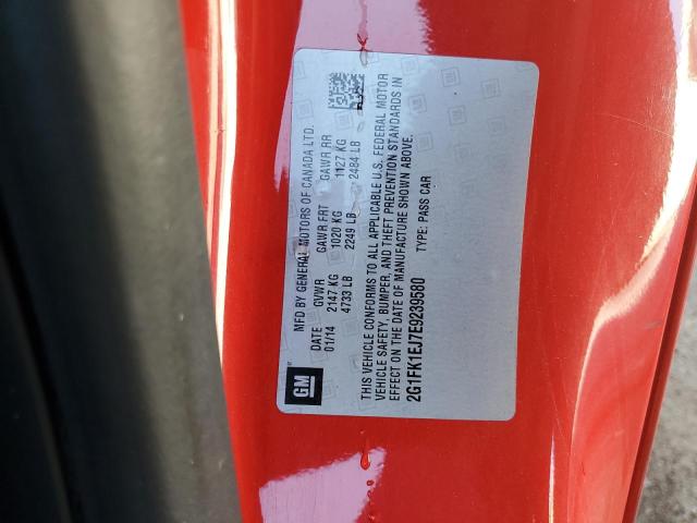 Photo 10 from auction – 2014 CHEVROLET CAMARO 2SS with VIN 2G1FK1EJ7E9239580