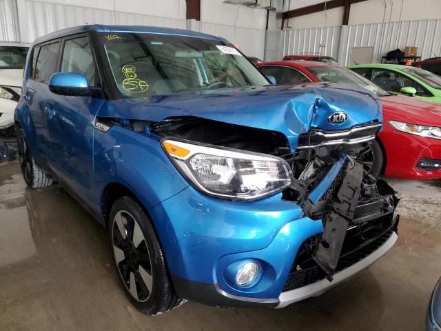 KIA SOUL + 2019 with VIN KNDJP3A51K7662630 - Photo from auction