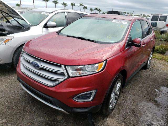 Photo 2 from auction – 2015 FORD EDGE TITAN with VIN 2FMTK3K81FBB41187