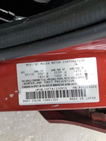 Photo 10 from auction – 2010 MAZDA 3 S with VIN JM1BL1S57A1330910