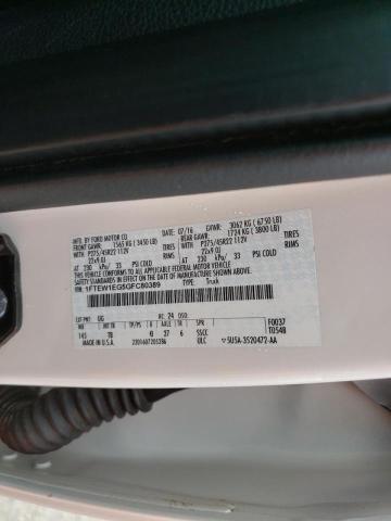 Photo 10 from auction – 2016 FORD F150 SUPER with VIN 1FTEW1EG5GFC80389