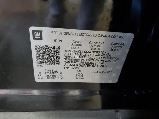 Photo 10 from auction – 2019 CHEVROLET EQUINOX LS with VIN 2GNAXSEV8K6216969