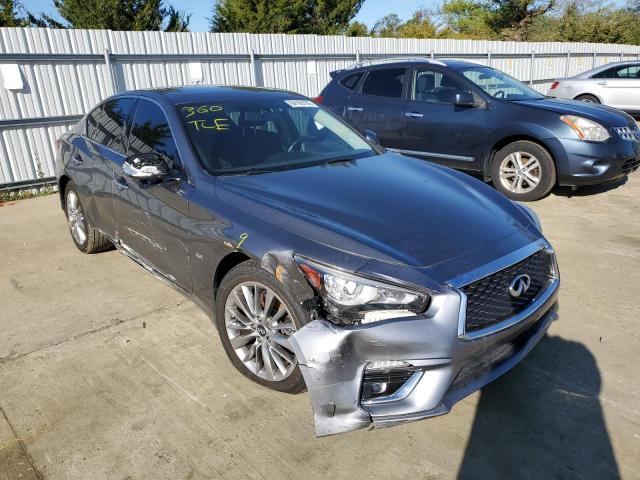 Photo 1 from auction – 2018 INFINITI Q50 LUXE with VIN JN1EV7AR4JM438157