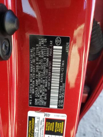 Photo 10 from auction – 2011 TOYOTA CAMRY BASE with VIN 4T4BF3EK2BR110791