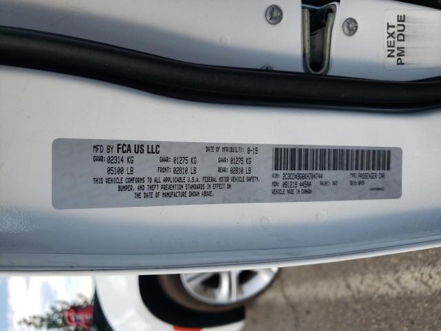 Photo 10 from auction – 2019 DODGE CHARGER SX with VIN 2C3CDXBG6KH704744