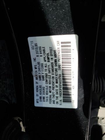 Photo 10 from auction – 2015 HONDA ACCORD EXL with VIN 1HGCR3F85FA025160