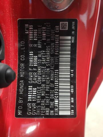 Photo 10 from auction – 2018 HONDA CIVIC EX with VIN JHMFC1F31JX027725