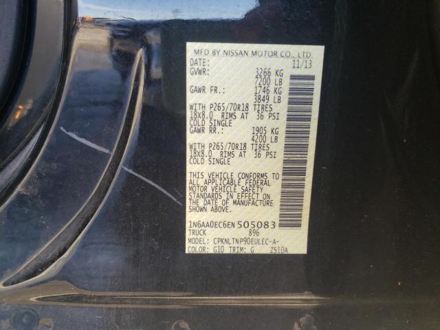 Photo 10 from auction – 2014 NISSAN TITAN S with VIN 1N6AA0EC6EN505083