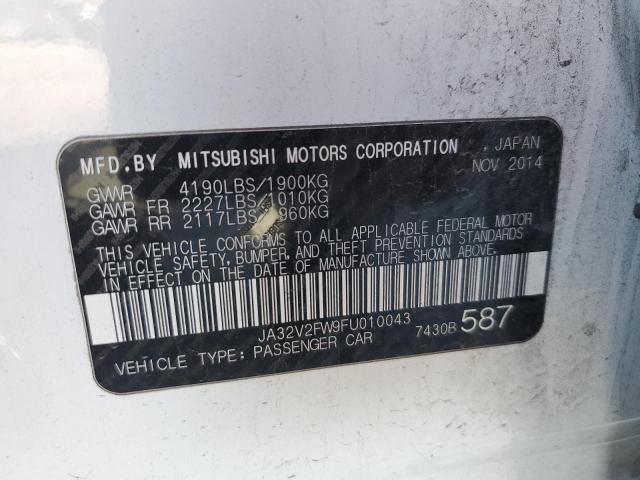 Photo 10 from auction – 2015 MITSUBISHI LANCER SE with VIN JA32V2FW9FU010043