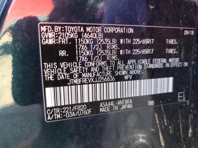 Photo 10 from auction – 2018 TOYOTA RAV4 LE with VIN JTMBFREVXJJ256836