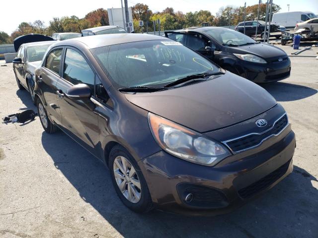 KIA RIO EX 2013 with VIN KNADN5A34D6177823 - Photo from auction