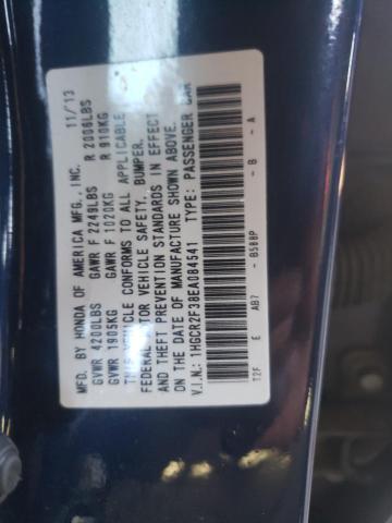 Photo 10 from auction – 2014 HONDA ACCORD LX with VIN 1HGCR2F38EA084541