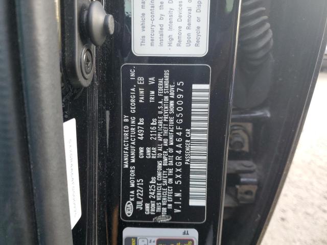 Photo 10 from auction – 2015 KIA OPTIMA SX with VIN 5XXGR4A64FG500975