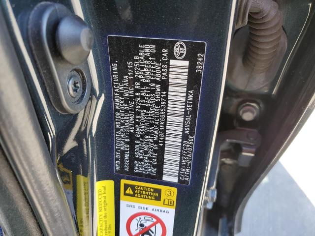 Photo 10 from auction – 2016 TOYOTA CAMRY LE with VIN 4T4BF1FK6GR538714