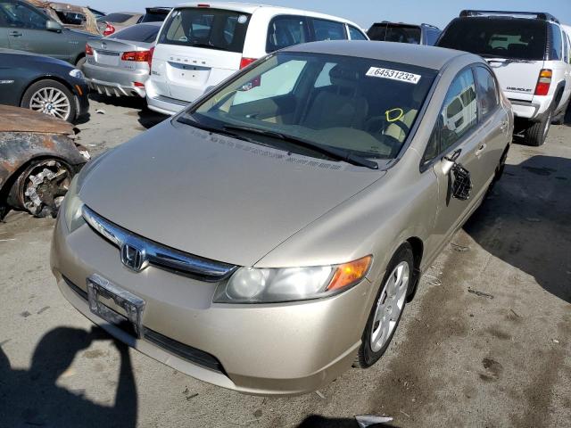 Photo 2 from auction – 2008 HONDA CIVIC LX with VIN 1HGFA16558L068094