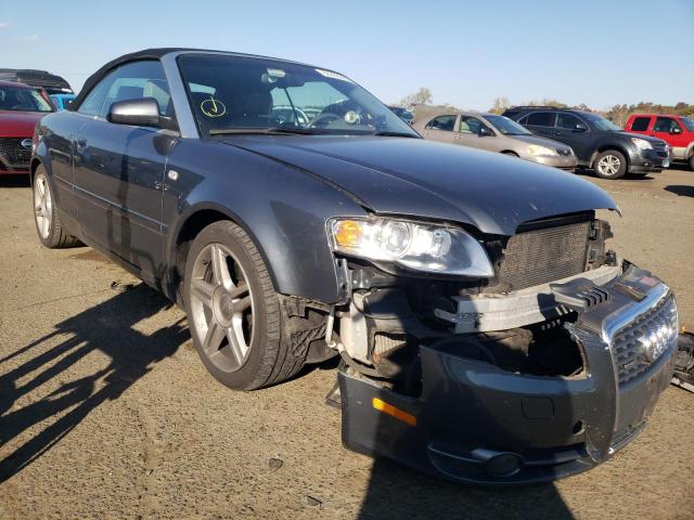 AUDI A4 2.0T CA 2007 with VIN WAUDF48H07K021542 - Photo from auction