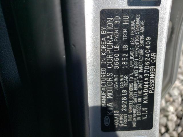 Photo 10 from auction – 2013 KIA RIO LX with VIN KNADM4A37D6240409