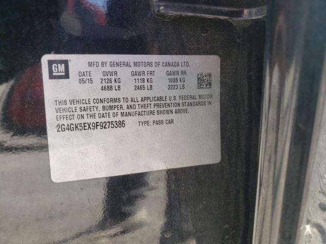 Photo 10 from auction – 2015 BUICK REGAL with VIN 2G4GK5EX9F9275386