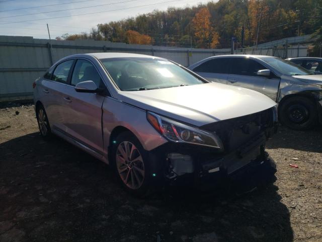 HYUNDAI SONATA SPO 2017 with VIN 5NPE34AF2HH568370 - Photo from auction