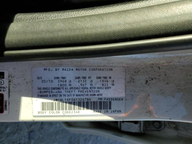 Photo 10 from auction – 2010 MAZDA 3 I with VIN JM1BL1SF0A1326786