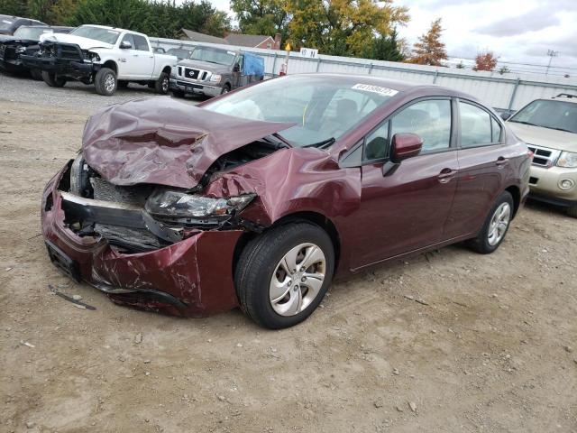 Photo 2 from auction – 2015 HONDA CIVIC LX with VIN 19XFB2F5XFE285454