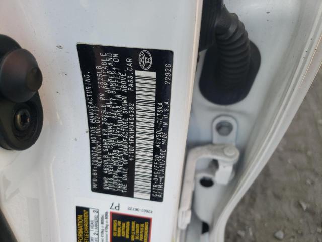Photo 10 from auction – 2017 TOYOTA CAMRY LE with VIN 4T1BF1FK1HU404382