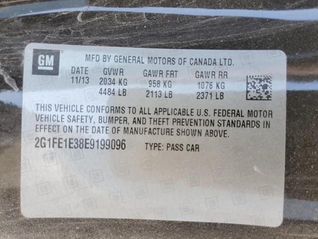 Photo 10 from auction – 2014 CHEVROLET CAMARO LS with VIN 2G1FE1E38E9199096