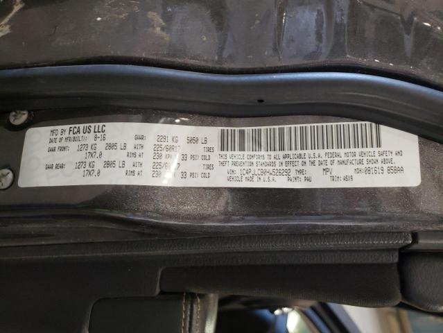 Photo 10 from auction – 2017 JEEP CHEROKEE L with VIN 1C4PJLCB0HW526292