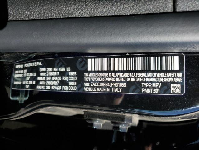 Photo 10 from auction – 2018 JEEP RENEGADE L with VIN ZACCJBBB4JPH31059