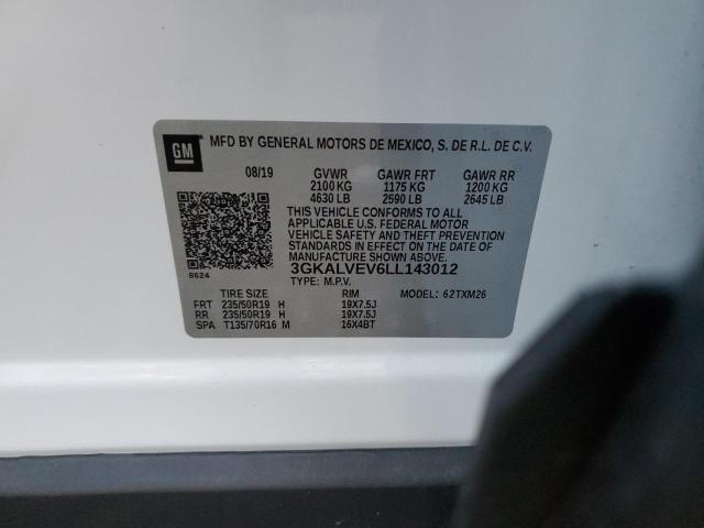 Photo 10 from auction – 2020 GMC TERRAIN SL with VIN 3GKALVEV6LL143012