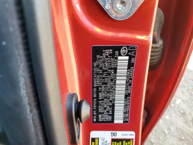 Photo 10 from auction – 2017 TOYOTA COROLLA L with VIN 2T1BURHE3HC775122
