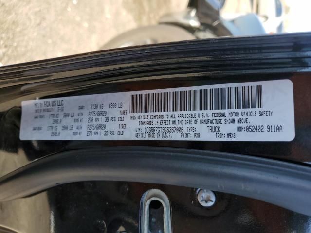 Photo 10 from auction – 2016 RAM 1500 SLT with VIN 1C6RR7GT9GS367006