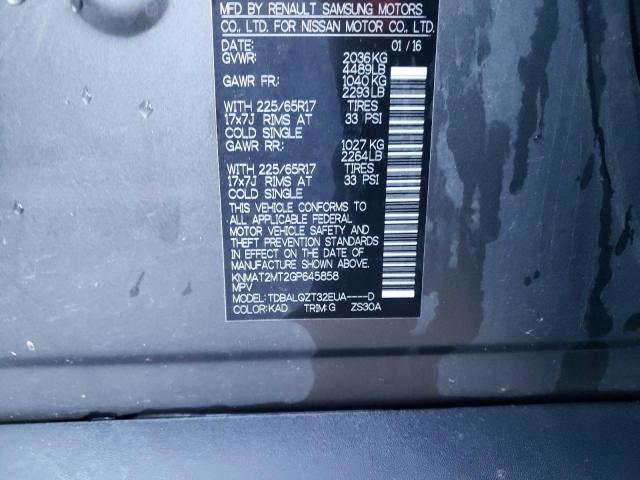 Photo 10 from auction – 2016 NISSAN ROGUE S with VIN KNMAT2MT2GP645858