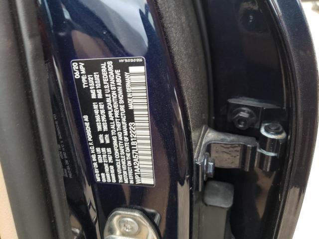 Photo 10 from auction – 2020 PORSCHE MACAN with VIN WP1AA2A57LLB12223