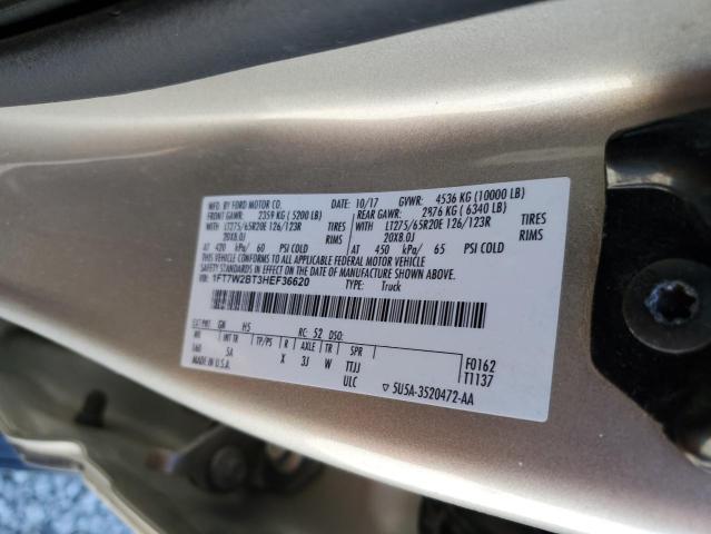 Photo 10 from auction – 2017 FORD F250 SUPER with VIN 1FT7W2BT3HEF36620