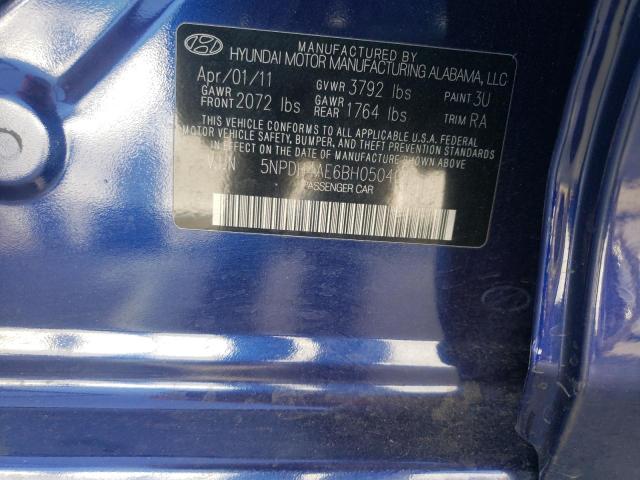 Photo 10 from auction – 2011 HYUNDAI ELANTRA GL with VIN 5NPDH4AE6BH050404