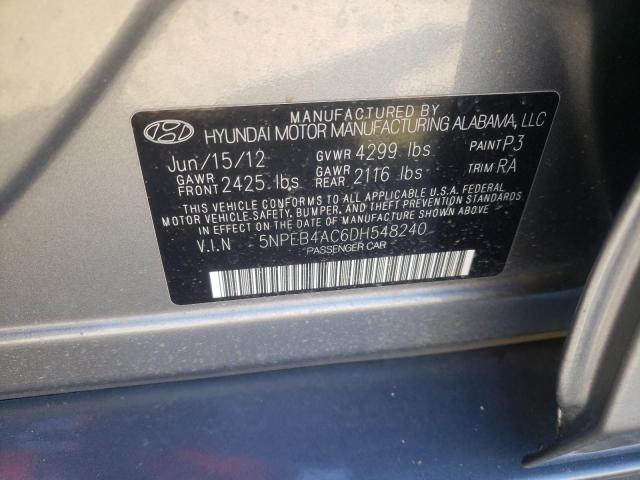 Photo 10 from auction – 2013 HYUNDAI SONATA GLS with VIN 5NPEB4AC6DH548240